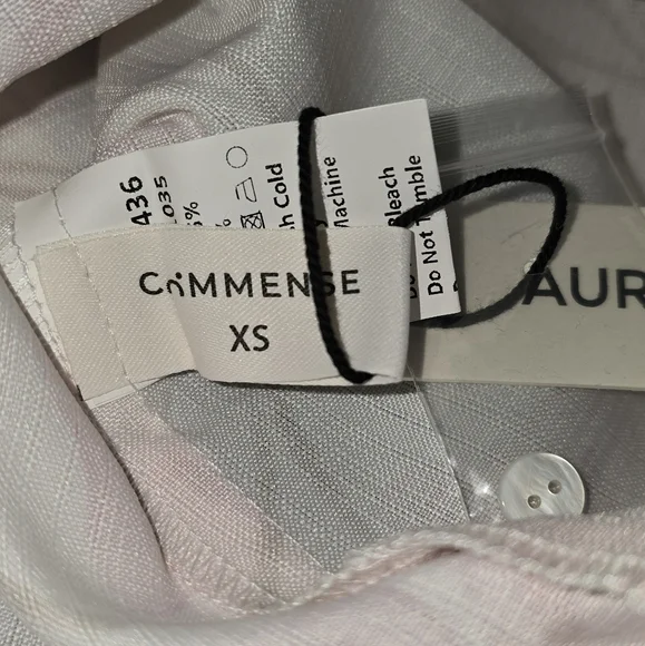 Commense Light Pink and White Dress - Picture 3 of 3